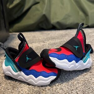 Jordan Kids' Red and Blue Sneakers